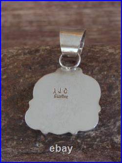 Native American Sterling Silver & Turquoise Pendant Cleveland