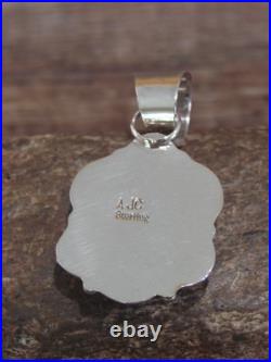 Native American Sterling Silver & Turquoise Pendant Cleveland