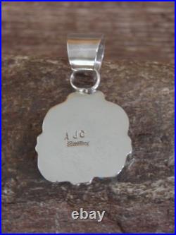 Native American Sterling Silver & Turquoise Pendant Cleveland