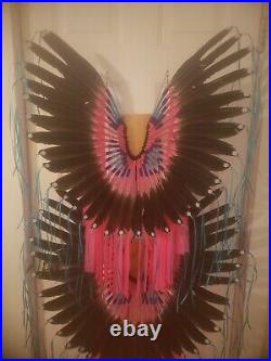 Native American Style, Contemporary Fancy Bustle Set, Regalia, Pow-Wow