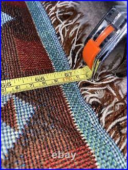 Native American Tribal Indian 10'x5'Blanket Throw Rug Woven Cotton Tapestry HUGE