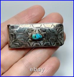 Native American Turquoise Money Clip 18.4 Grams