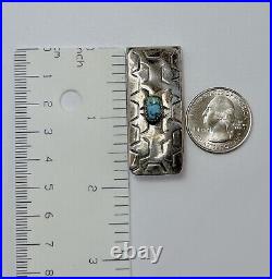 Native American Turquoise Money Clip 18.4 Grams