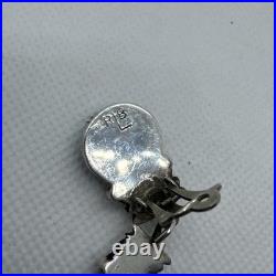 Native American ZUNI Sterling Silver & Turquoise SINGLE Earring RLB Robert 925