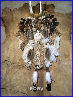 Native American style wall hanging / MASK. Handmade. Satisfaction Guaranteed