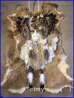 Native American style wall hanging / MASK. Handmade. Satisfaction Guaranteed