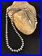 Native POPULAR Navajo 4mm Sterling Silver Beads Necklace 21 Sale