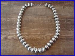 Navajo Indian Desert Pearl Hand Stamped 20 Necklace Jan Mariano