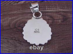 Navajo Indian Sterling Silver & Turquoise Pendant Cleveland