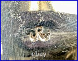 Navajo JR Jerry Roan Native American Indian Art Turquoise & Feather Belt Buckle