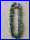 Navajo, Lone Mountain Turquoise & Heishi Shell Beaded Necklace, Triple Strand