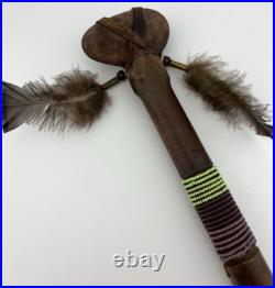 Navajo Made Native American Ceremonial War Club / Tomahawk