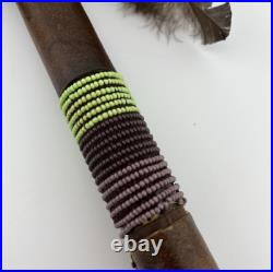 Navajo Made Native American Ceremonial War Club / Tomahawk