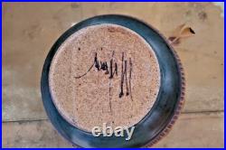 Navajo Pottery Bowl Signed Native American Indian Dream Catcher Built In Pot