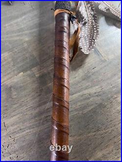 Navajo Tribe Native American Horned Ceremonial Dance Wand