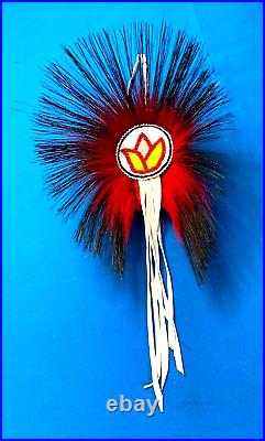 New! Old Style Eastern Roach Native American Regalia Pow Wow Faux Turkey