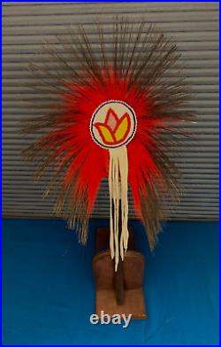 New! Old Style Eastern Roach Native American Regalia Pow Wow Faux Turkey