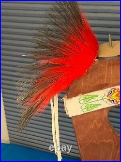 New! Old Style Eastern Roach Native American Regalia Pow Wow Faux Turkey