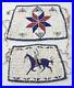 Old American Beaded Horse Cuffs Sioux 9.0 in x 7.0 in x 5.5 in BCF101