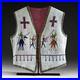 Old American Sioux Style Beaded Front With Suede Hide Back Powwow Vest FV201