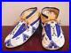 Old American Sioux Style Suede Leather Handmade Beaded Moccasins HBM215