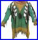 Old Style Native American Buffalo Beaded Fringes Powwow Regalia War Shirt NLS5