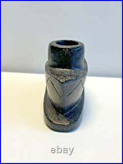 Original Antique Native American Indian Canoe Smoking Pipe Artifact