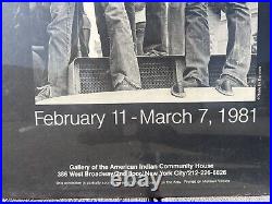 Original THE LONGEST WALK 78 The American Indian Community House Gallery Poster