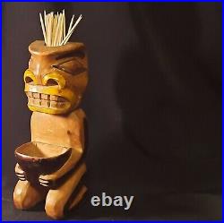 POTLATCH vtg pacific coast tribal indian totem pole bowl alaskan native american