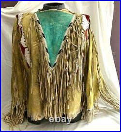 Plains Indian Fringed Beaded War Shirt