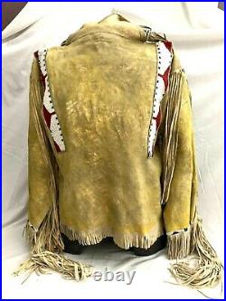 Plains Indian Fringed Beaded War Shirt