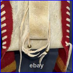 Plains Native American Parfleche Bag Indian Rawhide Painted Document Pouch Nice