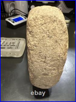 Prehistoric Native American Indian 7-inch Stone 3/4 Grooved Axe Head Artifact