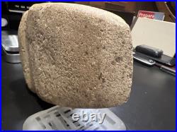 Prehistoric Native American Indian 7-inch Stone 3/4 Grooved Axe Head Artifact