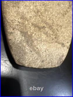 Prehistoric Native American Indian 7-inch Stone 3/4 Grooved Axe Head Artifact
