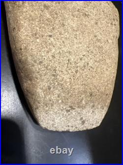 Prehistoric Native American Indian 7-inch Stone 3/4 Grooved Axe Head Artifact
