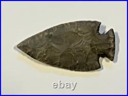 Prehistoric Native American Indian Flint Point & Bannerstone COA 4