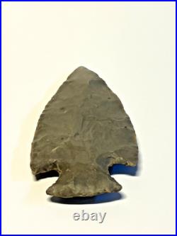 Prehistoric Native American Indian Flint Point & Bannerstone COA 4