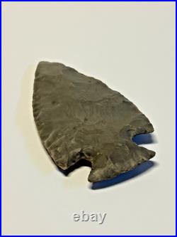 Prehistoric Native American Indian Flint Point & Bannerstone COA 4