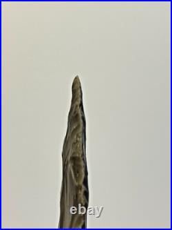 Prehistoric Native American Indian Flint Point & Bannerstone COA 4