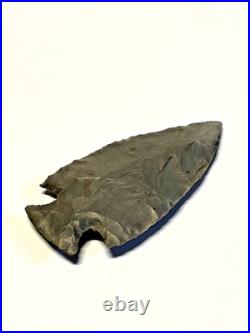 Prehistoric Native American Indian Flint Point & Bannerstone COA 4