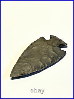 Prehistoric Native American Indian Flint Point & Bannerstone COA 4