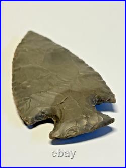Prehistoric Native American Indian Flint Point & Bannerstone COA 4