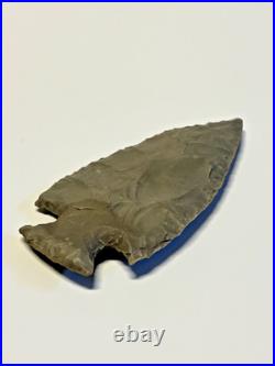 Prehistoric Native American Indian Flint Point & Bannerstone COA 4