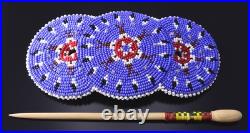 Preowned Native American Handbeaded Hair Piece with Bar 5D07P