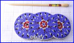 Preowned Native American Handbeaded Hair Piece with Bar 5D07P