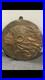 Rare 9 Bronze Indian Chief Head Plaque signed Bern Vintage