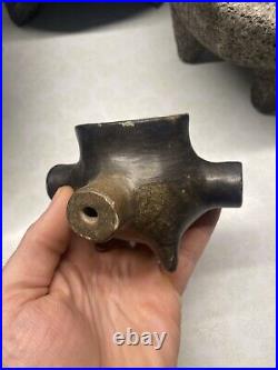 S5734 VINTAGE NATIVE AMERICAN CATAWBA PIPE 4 MAN CEREMONY PIPE Carolinas