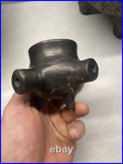 S5734 VINTAGE NATIVE AMERICAN CATAWBA PIPE 4 MAN CEREMONY PIPE Carolinas
