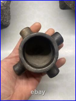 S5734 VINTAGE NATIVE AMERICAN CATAWBA PIPE 4 MAN CEREMONY PIPE Carolinas